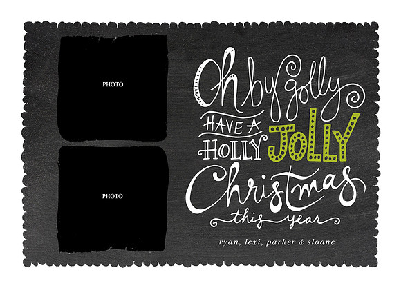 JollyChristmas-7x5FlatCard-Front
